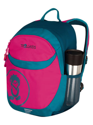 Trollkids Rugzak roze/donkerblauw - 15 l