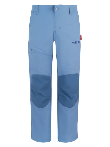 Trollkids Spodnie trekkingowe "Hammerfest PRO" - Slim fit - w kolorze błękitnym