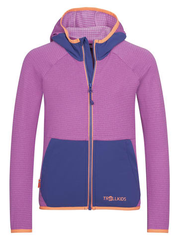 Trollkids Fleece vest "Holmedal" paars