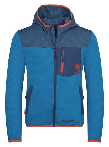 Trollkids Fleece vest "Holmedal" blauw
