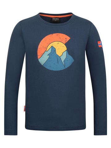 Trollkids Longsleeve "Halsafjord" in Dunkelblau