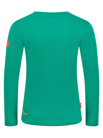 Trollkids Longsleeve "Halsafjord" turquoise