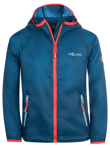 Trollkids Windbreaker "Fjell" in Blau