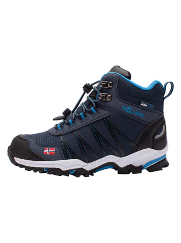 Trollkids Wandelboots "Trolltunga Hiker Mid" donkerblauw