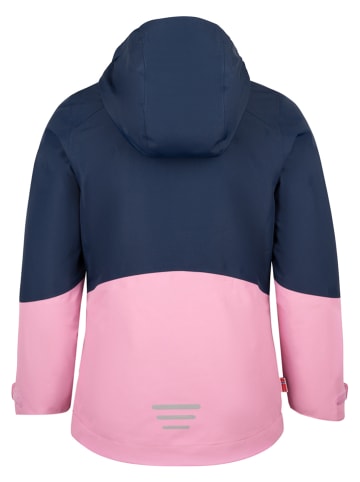 Trollkids 3in1-Funktionsjacke "Skanden" in Rosa/ Dunkelblau