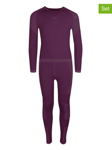 Trollkids 2tlg. Funktionswäsche-Set "Hemsedal Baselayer" in Lila