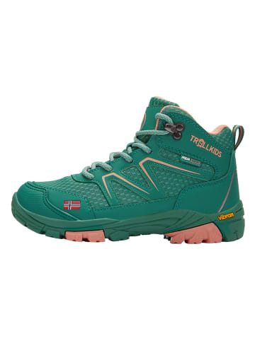 Trollkids Trekkingboots "Skarvan Hiker Mid" groen