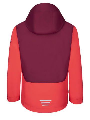 Trollkids 3 in 1 - functionele jas "Preikestolen" rood