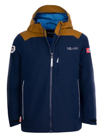 Trollkids Regenjacke "Bergen" in Dunkelblau