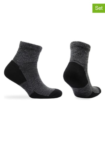 Norfolk 2er-Set: Trekkingsocken "Alfie" in Schwarz