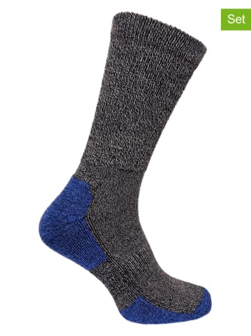 Norfolk 2-delige set: wandelsokken bruin