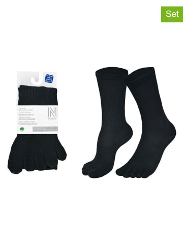 Norfolk 2-delige set: teensokken "Bruges" zwart