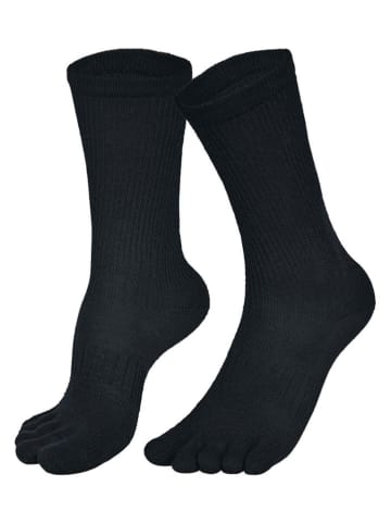 Norfolk 2er-Set: Zehensocken "Bruges" in Schwarz