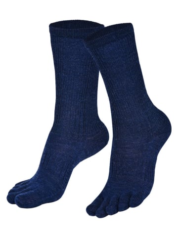 Norfolk 2er-Set: Zehensocken "Bruges" in Dunkelblau
