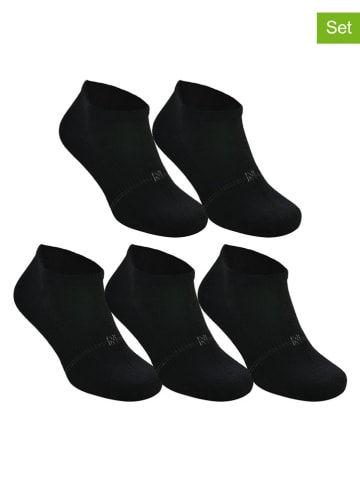 Norfolk 5er-Set: Trekkingsocken "Fresh" in Schwarz
