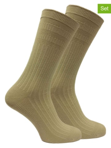 Norfolk 2er-Set: Trekkingsocken "Joseph" in Grün