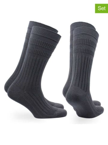 Norfolk 2-delige set: trekkingsokken "Joseph" donkerblauw