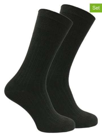 Norfolk 2er-Set: Trekkingsocken "Joseph" in Schwarz