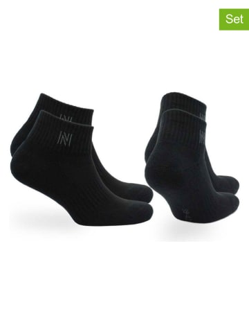 Norfolk 2er-Set: Trekkingsocken "Montreal" in Schwarz