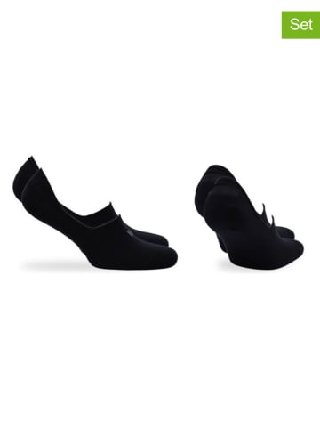 Norfolk Skarpety-stopki (2 pary) "Osaka" w kolorze czarnym