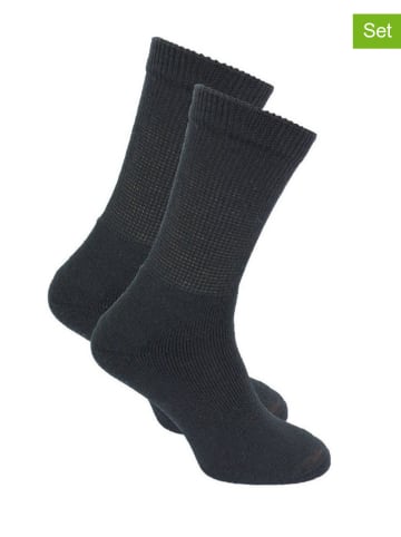 Norfolk 2-delige set: trekkingsokken "Peter" zwart