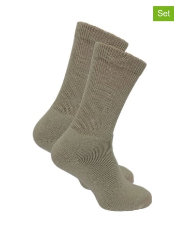 Norfolk 2-delige set: trekkingsokken "Peter" beige