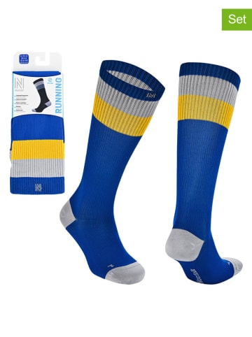 Norfolk 2er-Set: Trekkingsocken "Sevilla" in Blau