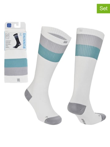 Norfolk Skarpety trekkingowe (2 pary) "Sevilla" w kolorze białym