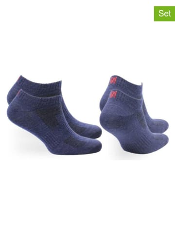 Norfolk 2er-Set: Trekkingsocken "Sheldon" in Dunkelblau