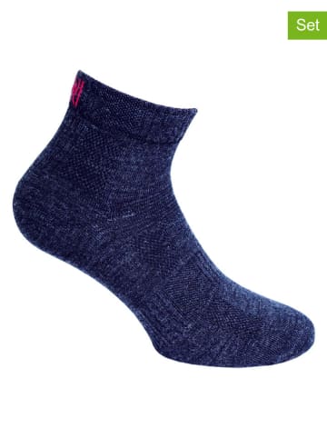 Norfolk 2er-Set: Trekkingsocken "Sheldon" in Dunkelblau