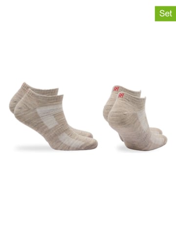Norfolk 2-delige set: trekkingsokken "Sheldon" beige