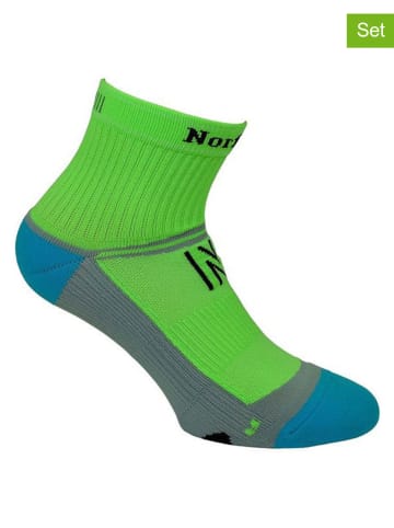 Norfolk 2-delige set: trekkingsokken "Vincenzo" groen