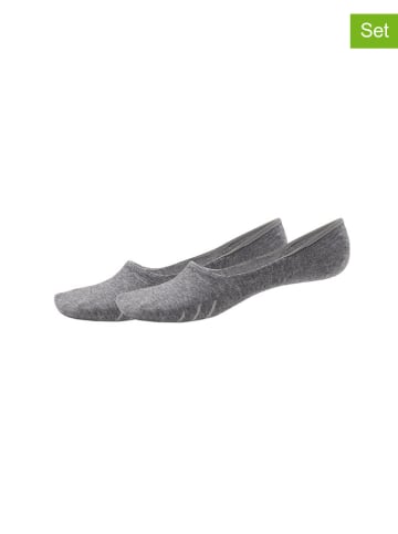 Schiesser Skarpety-stopki (2 pary) w kolorze szarym