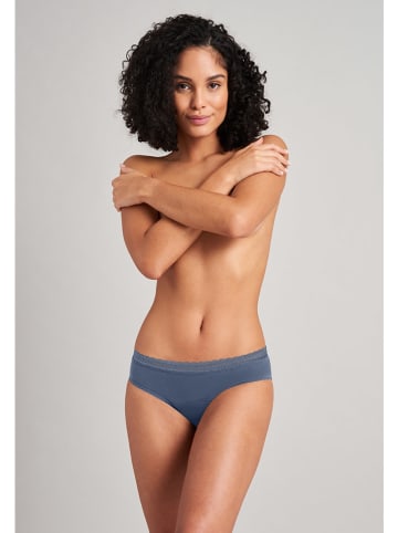 Schiesser 2er-Set: Slips in Blau/ Schwarz