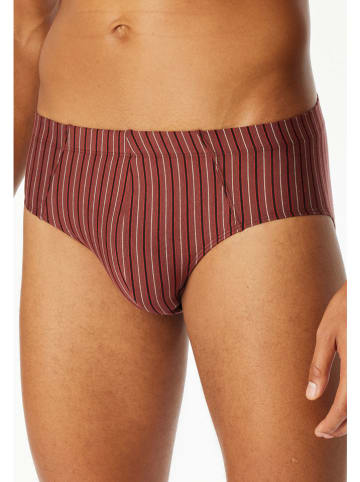 Schiesser 3-delige set: slips rood/zwart