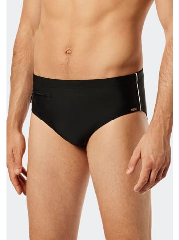 Schiesser Kąpielówki w kolorze czarnym