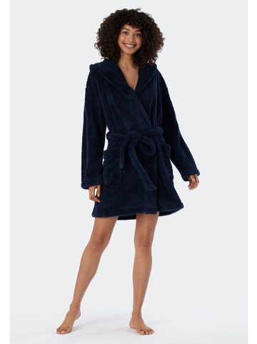 Schiesser Badjas donkerblauw