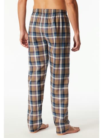 Schiesser Spodnie piżamowe w kolorze jasnobrązowym