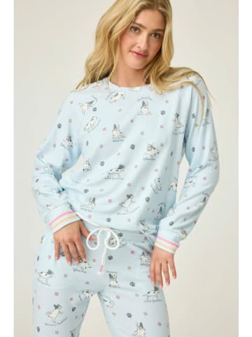 PJ Salvage Pyjamatop lichtblauw