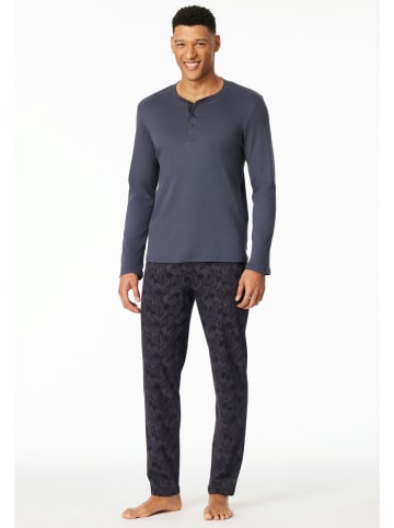 Schiesser Pyjama donkerblauw