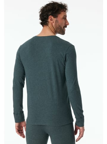 Schiesser Pyjama-Oberteil in Anthrazit