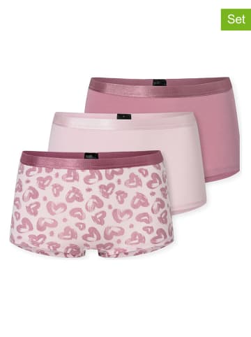 Schiesser Pełne majtki (3 pary) w kolorze jasnoróżowym
