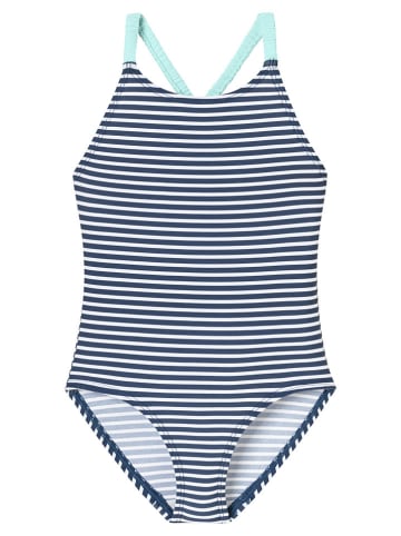 Schiesser Badpak donkerblauw