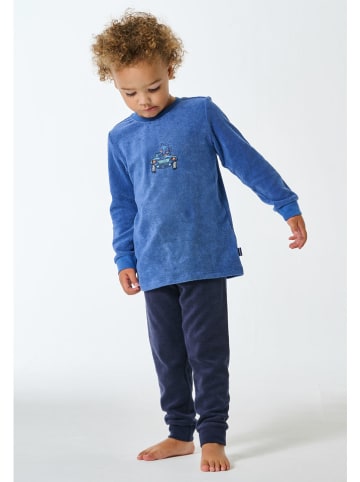 Schiesser Piżama w kolorze granatowym