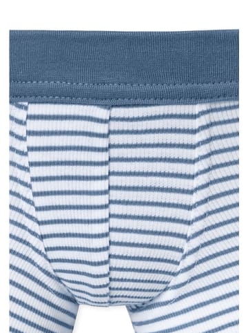 Schiesser Boxershort wit/blauw
