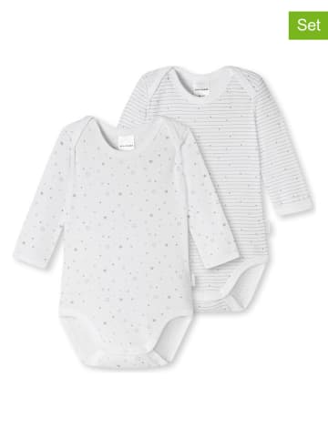Schiesser 2-delige set: rompers wit