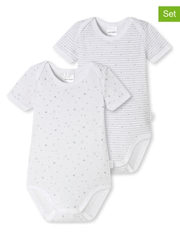 Schiesser 2-delige set: rompers wit