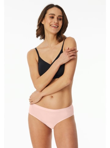 Schiesser 2-delige set: periodenslips zwart/lichtroze