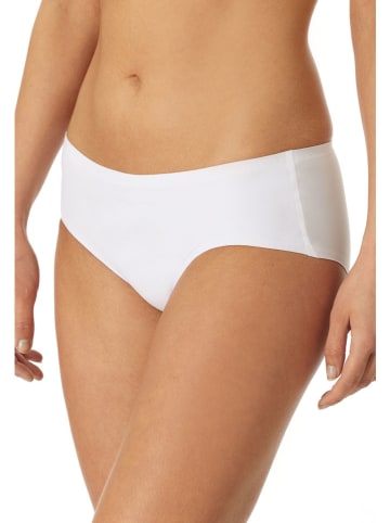 Schiesser Pełne figi w kolorze białym