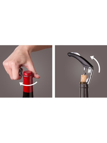 Vacu Vin Kurkentrekker zwart - (L)11 cm